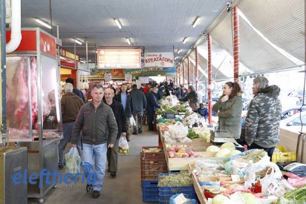 Οι ημέρες λειτουργίας των λαϊκών αγορών της Κεντρικής Αγοράς Καλαμάτας