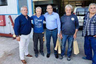 Ευχές Βασιλόπουλου στους επιχειρηματίες του ΒΙΟΠΑ