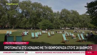Ρεκόρ θερμοκρασιών την Πρωτομαγιά σε Λονδίνο και Βερολίνο (Βίντεο)