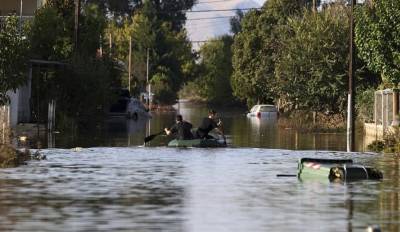 Υποχωρούν τα νερά στην Καρδίτσα, αλλά παραμένουν τα προβλήματα στα χωριά του δήμου Παλαμά
