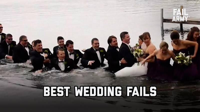 Aστείες στιγμές σε γάμους - Απρόοπτα που σε... ορισμένους θα μείνουν αξέχαστα (Βίντεο)