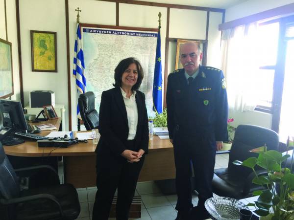 Η Κοζομπόλη συνάντησε το Διευθυντή Αστυνομίας Μεσσηνίας