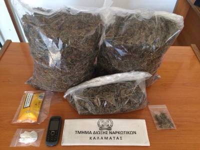 Προφυλακίστηκε ο 59χρονος για τα 2 κιλά χασίς 