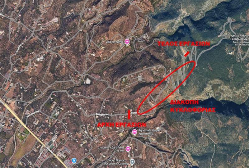 Ασφαλτόστρωση στην οδό Ελαιοχωρίου – Κυκλοφοριακές ρυθμίσεις