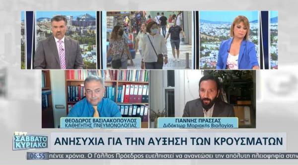 Θέμα χρόνου η επικράτηση της Όμικρον 4 και 5 στην Ελλάδα - Τι λένε Πρασσάς και Βασιλακόπουλος (Βίντεο)
