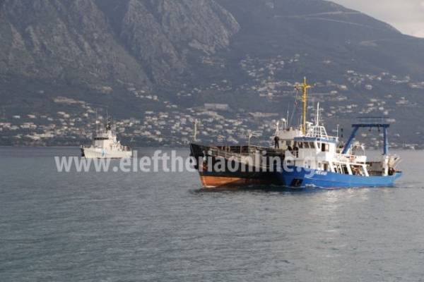 Ρυμουλκήθηκε στην Καλαμάτα το ακυβέρνητο πλοίο "Simone"