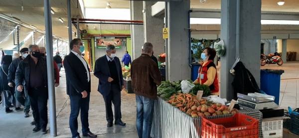 Ικανοποίηση Βασιλόπουλου για τη λειτουργία της Κεντρικής Αγοράς Καλαμάτας