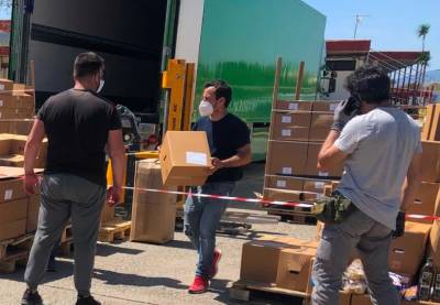 Μεσσηνία: Ολοκληρώνεται η διανομή διατροφικών προϊόντων σε απόρους (βίντεο)