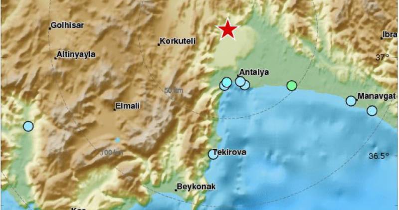 Τουρκία: Σεισμός 4,8 Ρίχτερ στην Αττάλεια