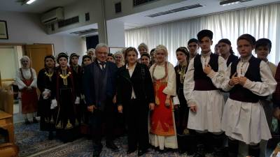 Κάλαντα και ευχές στην αντιπεριφερειάρχη Μεσσηνίας
