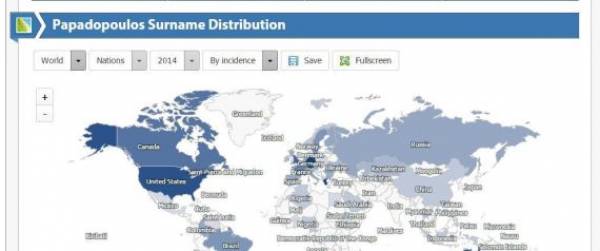 Βρείτε τους συνεπώνυμούς σας σε όλο τον κόσμο: Πόσο κοινό είναι το επίθετό σας σε άλλες χώρες
