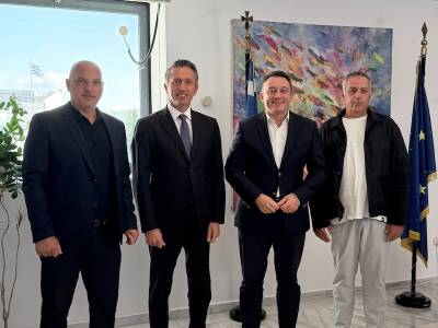Συνάντηση Βλάση - Μαντά για Σχολείο Δεύτερης Ευκαιρίας στην Τριφυλία