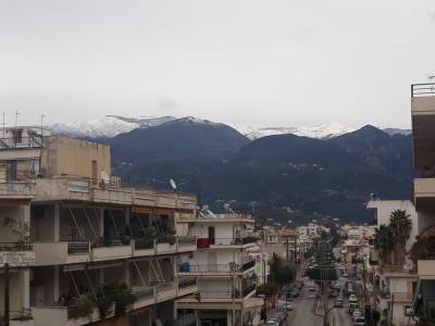 Χιόνισε χθες στα ορεινά χωριά του Δήμου Καλαμάτας