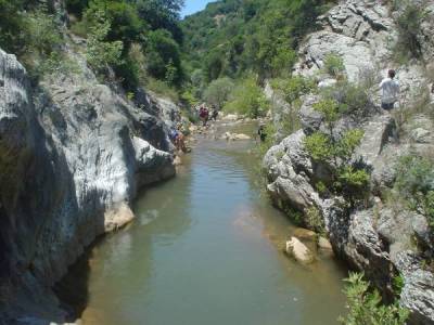 Αυτοκίνητο παγιδεύτηκε σε χαντάκι στη Νέδα