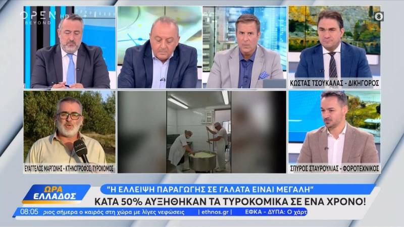 Κατά 50% αυξήθηκαν τα τυροκομικά σε ένα χρόνο - Τι λέει κτηνοτρόφος - τυροκόμος