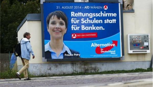 Γερμανία: Προ των πυλών της βουλής στη Σαξονία το αντιευρωπαϊκό κόμμα