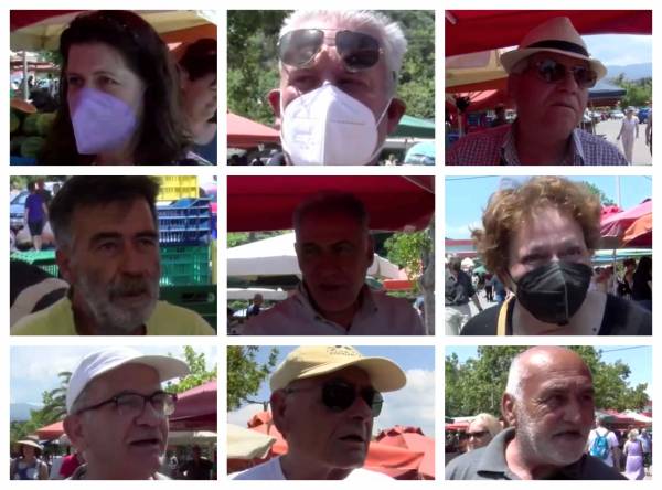 Πολίτες στη λαϊκή αγορά σχολιάζουν την επικείμενη επίσκεψη Μητσοτάκη στην Καλαμάτα (βίντεο)