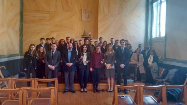 Στο Συμβούλιο της Επικρατείας οι φοιτητές της Νομικής Σχολής του Ευρωπαϊκού Πανεπιστημίου Κύπρου