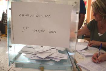 Το τελικό αποτέλεσμα του δημοψηφίσματος στην Αργολίδα