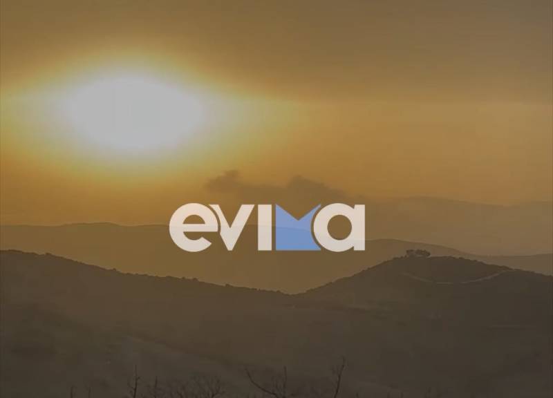 Αφρικανική σκόνη «σκέπασε» την Εύβοια - Απόκοσμες εικόνες (Βίντεο)