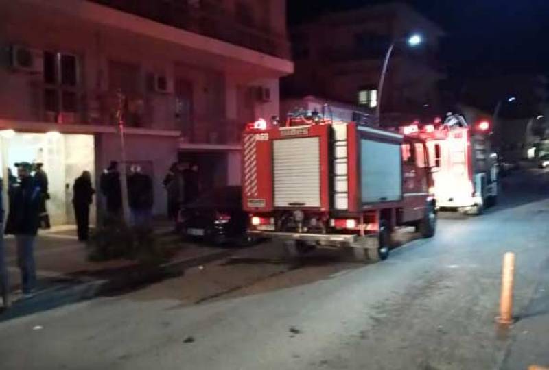 Κινητοποίηση για πυρκαγιά σε πολυκατοικία στην Καλαμάτα