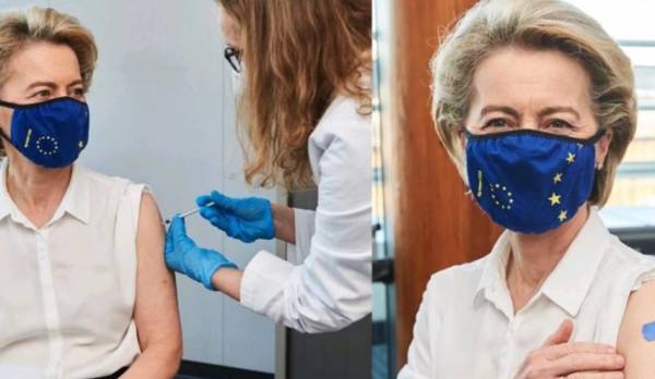 Ούρσουλα Φον Ντερ Λάιεν: Εμβολιάστηκε και έστειλε το δικό της μήνυμα