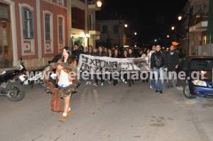 Πορεία φοιτητών για τον Αλέξη Γρηγορόπουλο στην Καλαμάτα