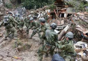 Τους 50 έφθασαν οι νεκροί από τις κατολισθήσεις στη Χιροσίμα