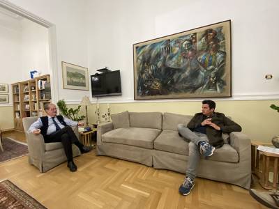 Νίκας με δήμαρχο Νότιας Κυνουρίας για το Φεστιβάλ Μελιτζάzz