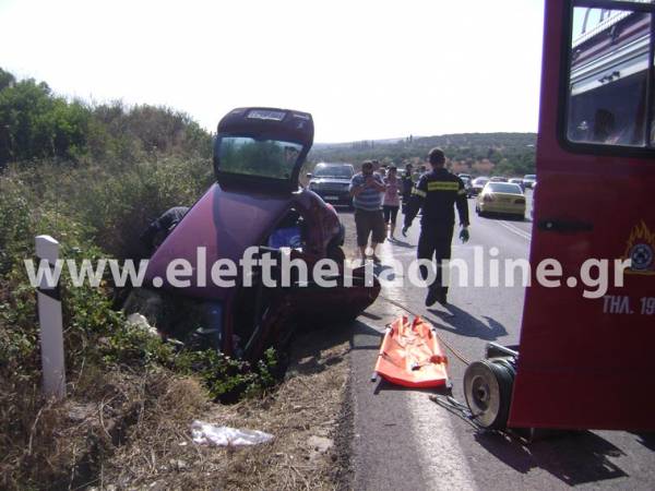 Τροχαίο με 5 τραυματίες στο δρόμο Τσακώνα - Καλό Νερό