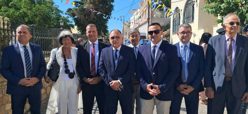 Ο Θανάσης Βασιλόπουλος στο Γύθειο για την υποδοχή του Πατριάρχη Αλεξανδρείας