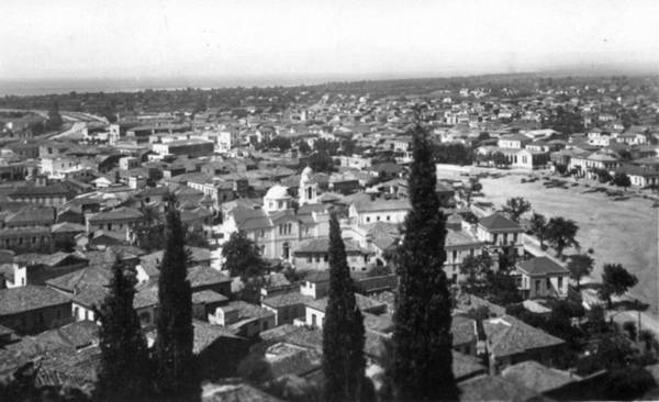 Οψη της Καλαμάτας τη δεκαετία του 1950