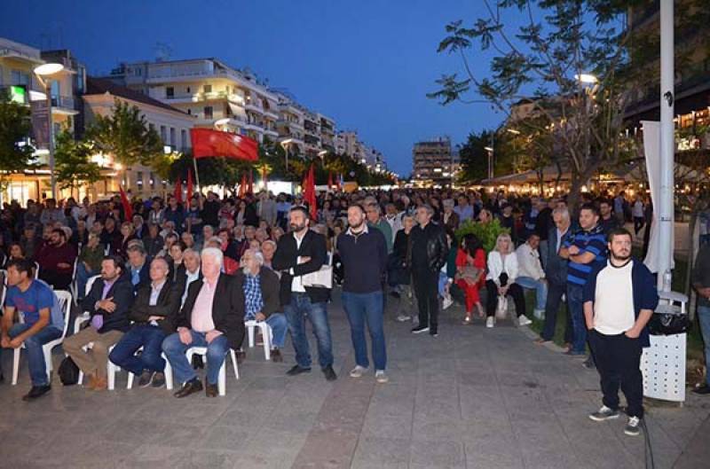 Συγκέντρωση ΚΚΕ 12 Μαΐου στην κεντρική πλατεία Καλαμάτας