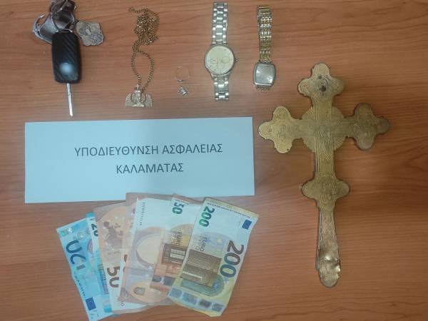 Μεσσηνία: Εκλεψαν χρυσά αντικείμενα από εκκλησία στη Βέργα - Συλλήψεις σε καταυλισμούς για διάφορα αδικήματα