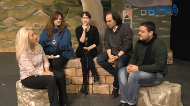 Η ομάδα “Συν Ενα – Μιχάλης Τούμπουρος” στο eleftheriaonline.gr λίγο πριν την πρεμιέρα της "Μαρίας Πενταγιώτισσας" (βίντεο)