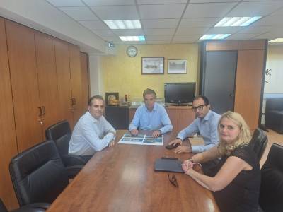 Συνάντηση Βασιλόπουλου με τη Διοίκηση των Κτιριακών Υποδομών Α.Ε. - Στο επίκεντρο έργα που αφορούν σχολικές υποδομές