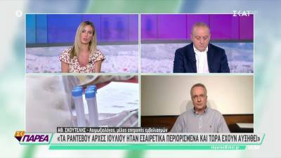 Σκουτέλης: Το στέλεχος Δέλτα είναι χειρότερο, προκαλεί λιγότερους θανάτους αλλά μεταδίδεται πιο εύκολα