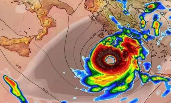 Η ανάλυση της ΕΜΥ για τον Μεσογειακό Κυκλώνα που θα δημιουργηθεί αύριο (Βίντεο)