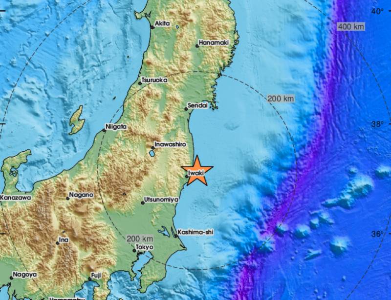 Ιαπωνία: Σεισμός 5,8 βαθμών στην επαρχία της Φουκουσίμα