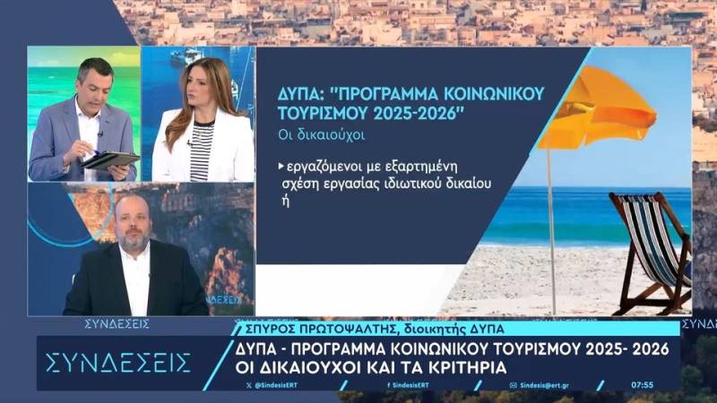 Σπ. Πρωτοψάλτης για Πρόγραμμα Κοινωνικού Τουρισμού: Ξεκινά την 1η Ιουνίου, πιο νωρίς από ποτέ – Ποιες οι προϋποθέσεις