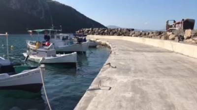 Ολοκληρώθηκε η αποκατάσταση του αλιευτικού καταφυγίου Κιτριών (βίντεο)