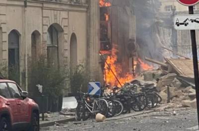Συναγερμός στο Παρίσι από μεγάλη έκρηξη - Φωτιά σε διαμερίσματα (Βίντεο)