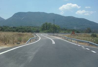 Παραδόθηκε η νέα γέφυρα στο Νεοχώρι Μελιγαλά