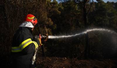 Οριοθετήθηκε η φωτιά στον Κάλαμο - Στο σημείο ισχυρές δυνάμεις της πυροσβεστικής (βίντεο)