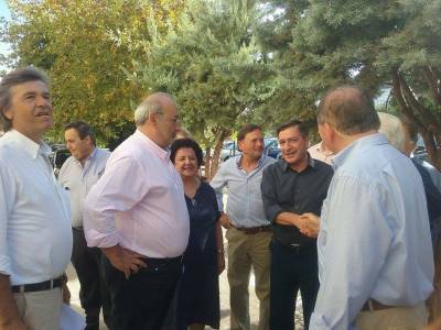 Από την Τριφυλία ξεκίνησε η περιοδεία Καμίνη στη Μεσσηνία (βίντεο)