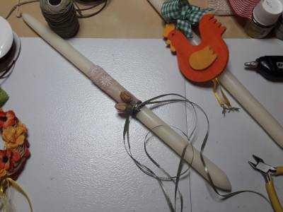 Εργαστήρι κατασκευής λαμπάδας από ΚΕΘΕΑ