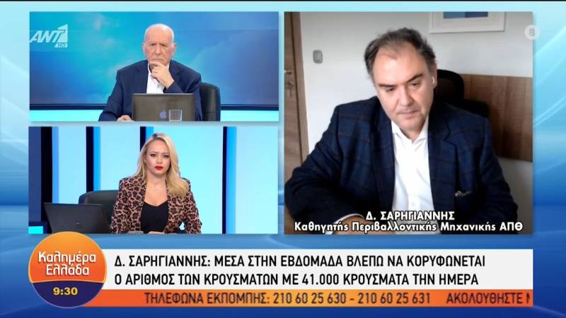 Σαρηγιάννης: Αυτή την εβδομάδα η κορύφωση - Στα 41.000 τα κρούσματα (Βίντεο)