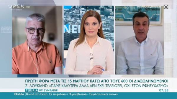 Λουκίδης: Πάμε καλύτερα αλλά δεν έχει τελειώσει, όχι στον εφησυχασμό (Βίντεο)