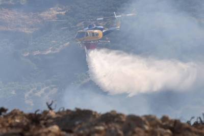 Σε εξέλιξη επιχείρηση κατάσβεσης πυρκαγιάς στον Άγ. Νικόλαο Λασιθίου - Επιχειρούν και εναέρια μέσα