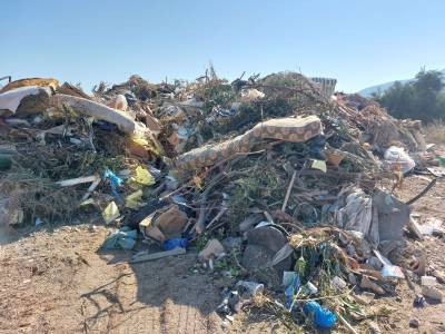 Αντίδραση Σαμπαζιώτη για σκουπίδια στο βιολογικό Κυπαρισσίας